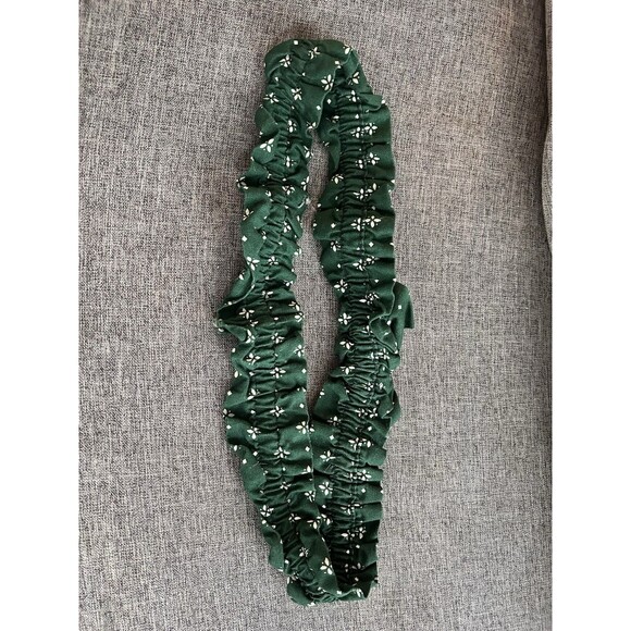 Longaberger Large Basket Garter Traditional Green With Bow - Picture 1 of 2